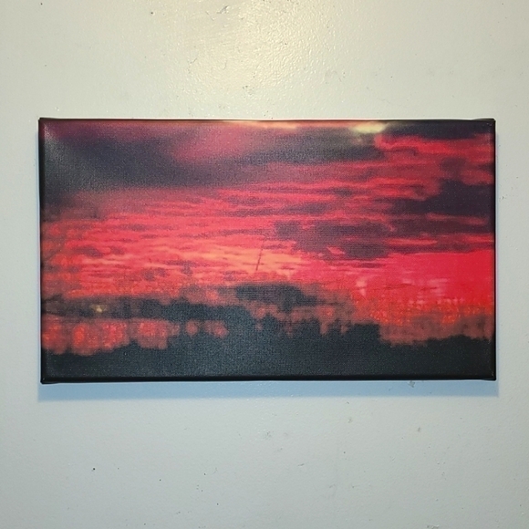 𝅺canvas Print of Sunset Brand New - Picture 1 of 3